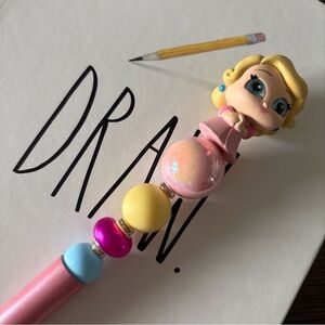 Disney Doorables: The Princess & The Frog: Charlotte handmade beaded pen